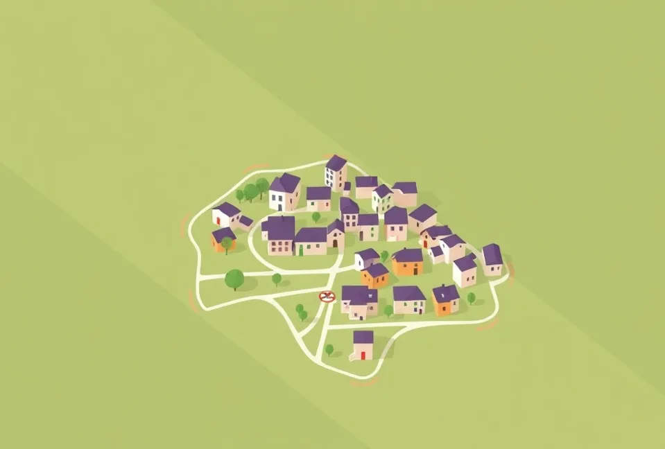 Carte du secteur d'intervention autour de Villeneuve-lès-Avignon (30400)